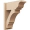 Ekena Millwork 7 1/2-in W x 16-in D x 20-in H Balboa Trad Rough Cedar Woodgrain TimberThane Outlooker, Primed Tan OUTUR075X16X20BOA04RCPR - alternate 1